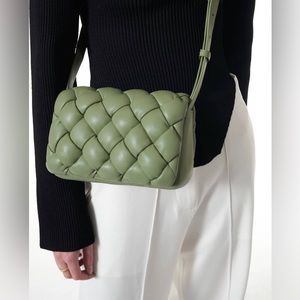 JW PEI Maze Bag Women Crossbody Clutch Bag - Sage Green